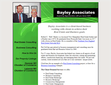 Tablet Screenshot of bayleyassociates.com
